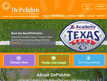 Tablet Screenshot of depelchin.org